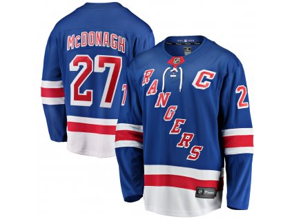 Dres New York Rangers #27 Ryan McDonagh Fanatics Branded Breakaway Home