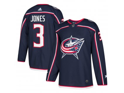 Dres Columbus Blue Jackets #3 Seth Jones adizero Home Authentic Player Pro