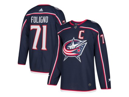 Pánský dres Columbus Blue Jackets NHL #71 Nick Foligno adizero Home Authentic Player Pro