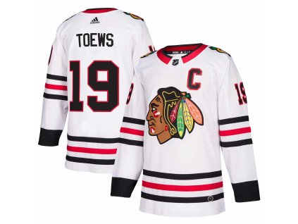 Pánský dres Chicago Blackhawks NHL #19 Jonathan Toews adizero Away Authentic Player Pro