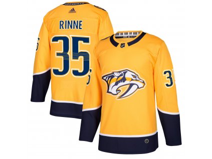 Dres Nashville Predators #35 Pekka Rinne adizero Home Authentic Player Pro