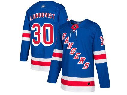 Pánský dres New York Rangers NHL #30 Henrik Lundqvist adizero Home Authentic Player Pro