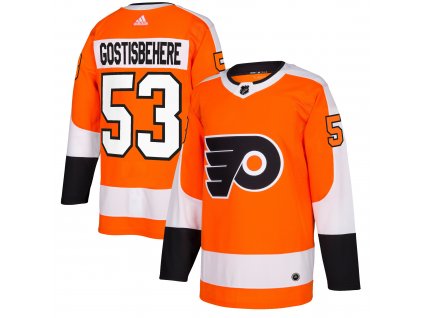 Dres Philadelphia Flyers #53 Shayne Gostisbehere adizero Home Authentic Player Pro