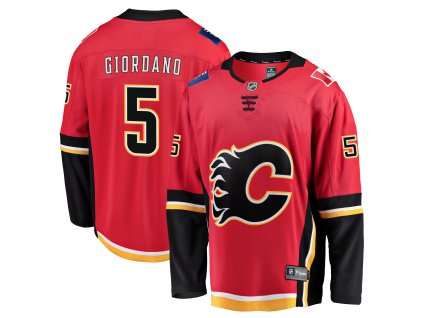 Pánský dres Calgary Flames NHL #5 Mark Giordano Breakaway Alternate Jersey