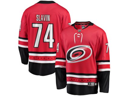 Pánský dres Carolina Hurricanes NHL #74 Jaccob Slavin Breakaway Alternate Jersey