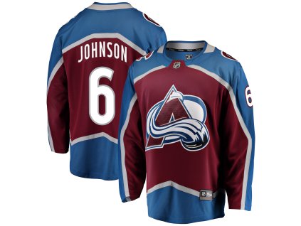 Pánský dres Colorado Avalanche NHL #6 Erik Johnson Breakaway Alternate Jersey
