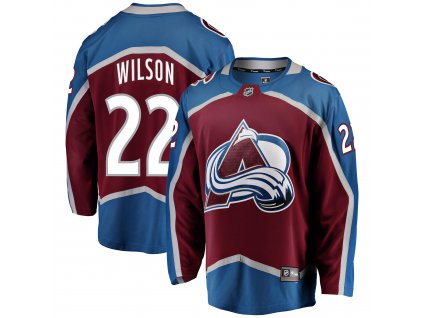 Dres Colorado Avalanche #22 Colin Wilson Breakaway Alternate Jersey