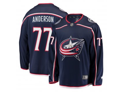 Dres Columbus Blue Jackets #77 Josh Anderson Breakaway Alternate Jersey