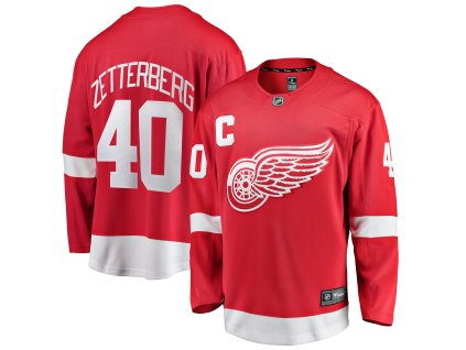 Pánský dres Detroit Red Wings NHL #40 Henrik Zetterberg Breakaway Alternate Jersey