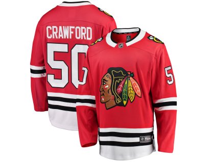 Pánský dres Chicago Blackhawks NHL #50 Corey Crawford Breakaway Alternate Jersey