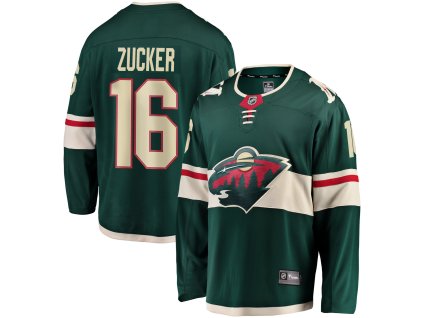 Dres Minnesota Wild #16 Jason Zucker Breakaway Alternate Jersey