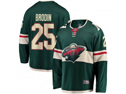 Dres Minnesota Wild #25 Jonas Brodin Breakaway Alternate Jersey