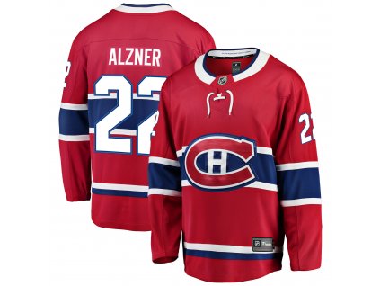Dres Montreal Canadiens #22 Karl Alzner Breakaway Alternate Jersey