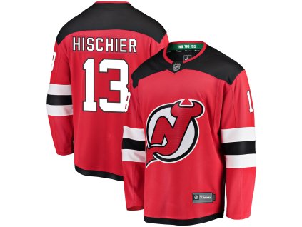 Pánský dres New Jersey Devils NHL #13 Nico Hischier Breakaway Alternate Jersey