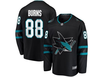 Dres San Jose Sharks #88 Brent Burns Breakaway Alternate Jersey