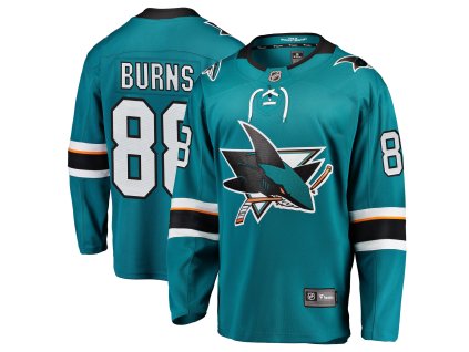 Pánský dres San Jose Sharks NHL #88 Brent Burns Breakaway Alternate Jersey