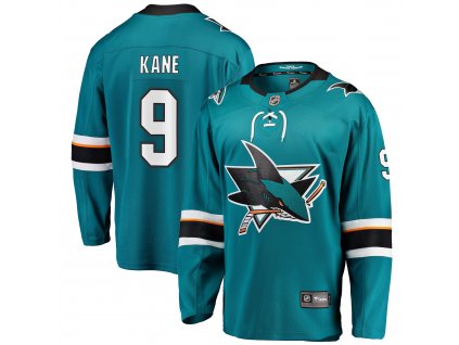 Dres San Jose Sharks #9 Evander Kane Breakaway Alternate Jersey