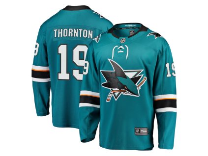 Pánský dres San Jose Sharks NHL #19 Joe Thornton Breakaway Alternate Jersey