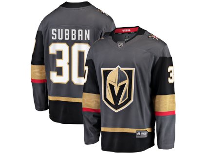 Pánský dres Vegas Golden Knights NHL #30 Malcolm Subban Breakaway Alternate Jersey
