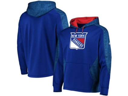 Pánská mikina New York Rangers NHL Majestic Armor Therma Base Pullover Hoodie