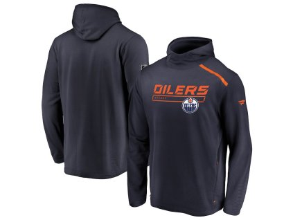Pánská mikina Edmonton Oilers NHL Authentic Pro Rinkside Transitional Pullover Hoodie