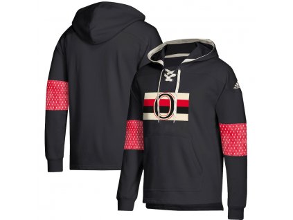 Mikina Ottawa Senators Adidas Jersey Lace-Up Pullover Hoodie
