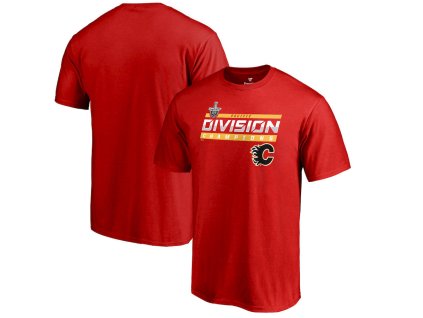 Tričko Calgary Flames 2019 Pacific Division Champions Clipping