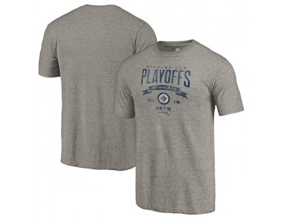 Tričko Winnipeg Jets 2019 Stanley Cup Playoffs Bound Buzzer Beater Tri-Blend