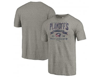 Tričko Columbus Blue Jackets 2019 Stanley Cup Playoffs Bound Buzzer Beater Tri-Blend