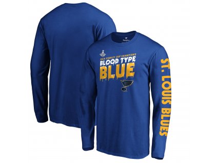 Pánske tričko St. Louis Blues 2019 Stanley Cup Champions Home Ice Long Sleeve