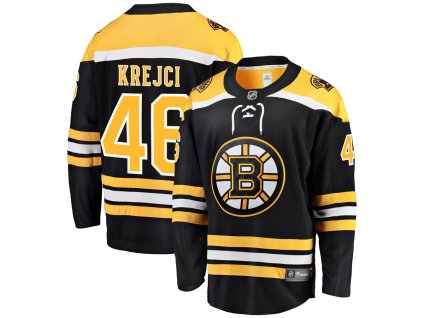 Pánský dres Boston Bruins NHL #46 David Krejci Breakaway Alternate Jersey