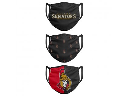 Roušky Ottawa Senators FOCO - set 3 kusy