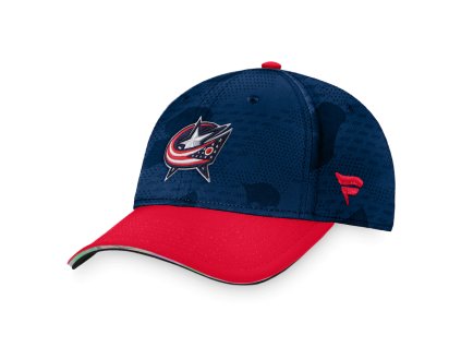 Pánská kšiltovka Columbus Blue Jackets NHL Authentic Pro Locker Room Flex Hat - Navy/Red