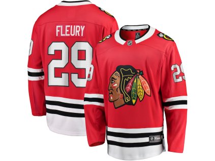 Pánský dres Marc-André Fleury Chicago Blackhawks NHL Breakaway Home Jersey