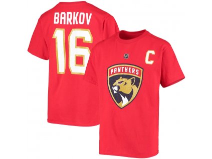 Detské Tričko Aleksander Barkov #16 Florida Panthers Name & Number
