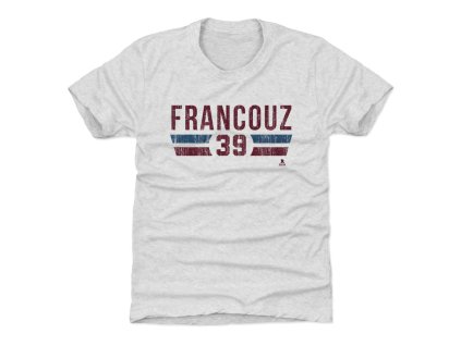 Detské tričko Colorado Avalanche Pavel Francouz #39 Colorado Font Ash