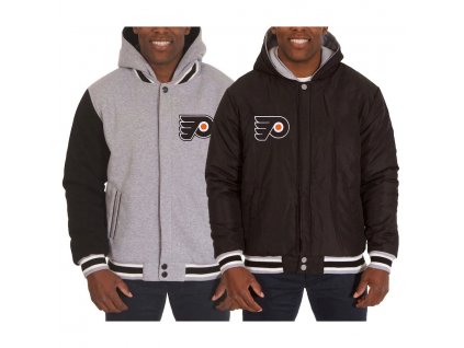 Bunda Philadelphia Flyers Oboustranná Two-Tone Reversible Fleece Hooded