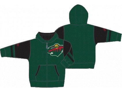 Detská mikina Minnesota Wild Faceoff Colorblocked Fleece Full-Zip