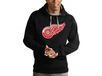 Mikina Detroit Red Wings Logo Victory Pullover Hoodie Black