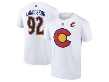 Pánské tričko Colorado Avalanche NHL Gabriel Landeskog #92 Special Edition 2.0 Name & Number T-Shirt