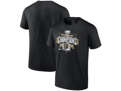Pánské tričko Vegas Golden Knights NHL 2023 Stanley Cup Champions Neutral Zone