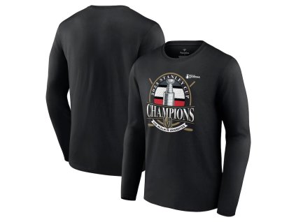 Pánské tričko Vegas Golden Knights NHL 2023 Stanley Cup Champions Rally Cry Long Sleeve