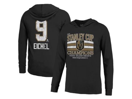 Pánská mikina Vegas Golden Knights NHL Jack Eichel 2023 Stanley Cup Champions Softhand Name & Number