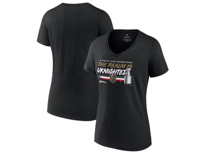 Dámské tričko Vegas Golden Knights NHL 2023 Stanley Cup Champions Hometown DNA V-Neck
