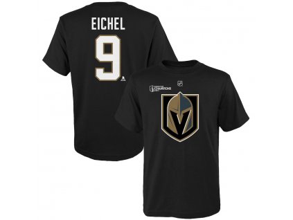 Detské tričko Vegas Golden Knights Jack Eichel 2023 Stanley Cup Champions Name & Number