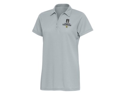 Dámské tričko Vegas Golden Knights NHL 2023 Stanley Cup Champions Women's Gray Avalon Polo