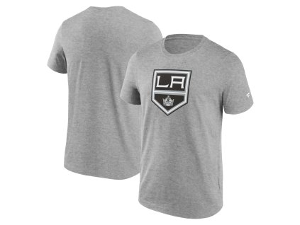 Pánské tričko Los Angeles Kings NHL Primary Logo Graphic T-Shirt Sport Gray Heather