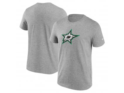 Pánske tričko Dallas Stars Primary Logo Graphic T-Shirt Sport Gray Heather