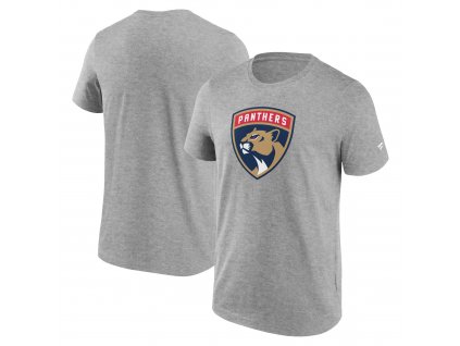 Pánske tričko Florida Panthers Primary Logo Graphic T-Shirt Sport Gray Heather