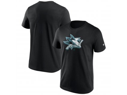 Pánske tričko San Jose Sharks Chrome Graphic T-Shirt Black